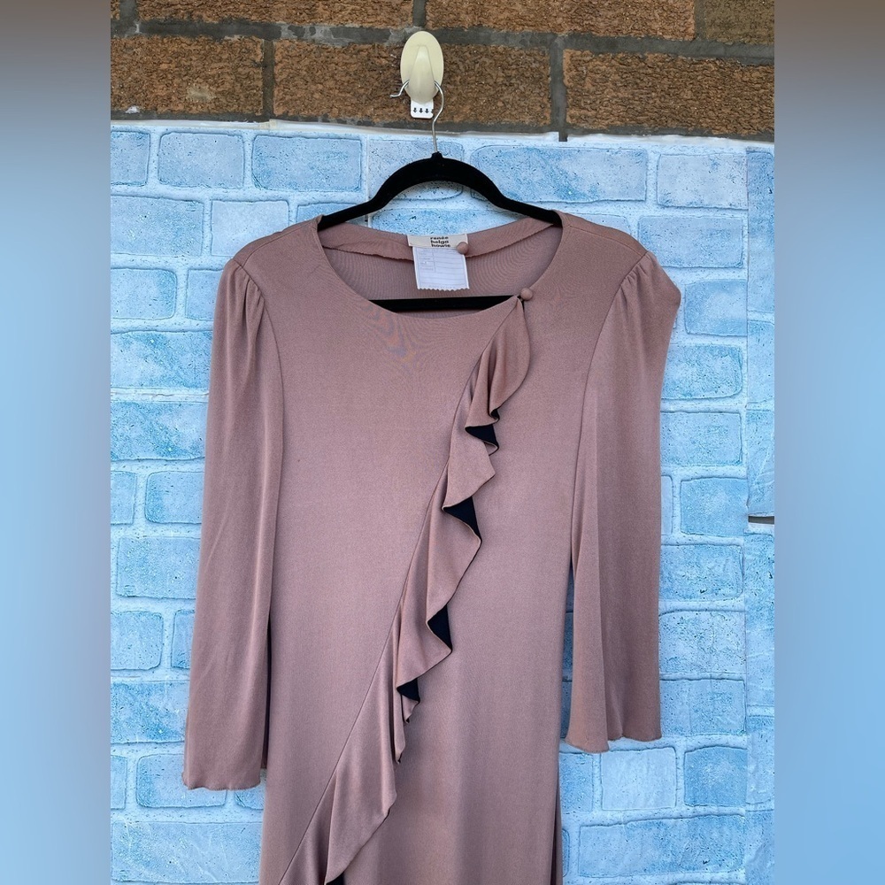 renee helga howie vintage ruffle dress size small - Picture 2 of 10